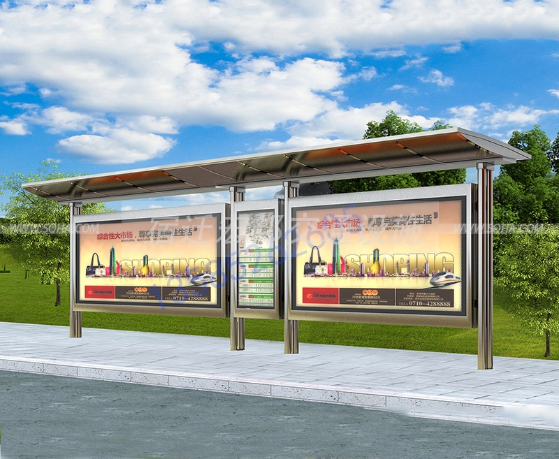 公交站臺候車亭圖 公交站臺候車亭圖