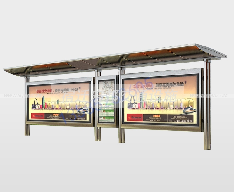 不銹鋼候車亭，地理環(huán)境復(fù)雜區(qū)域的最優(yōu)選擇配圖二