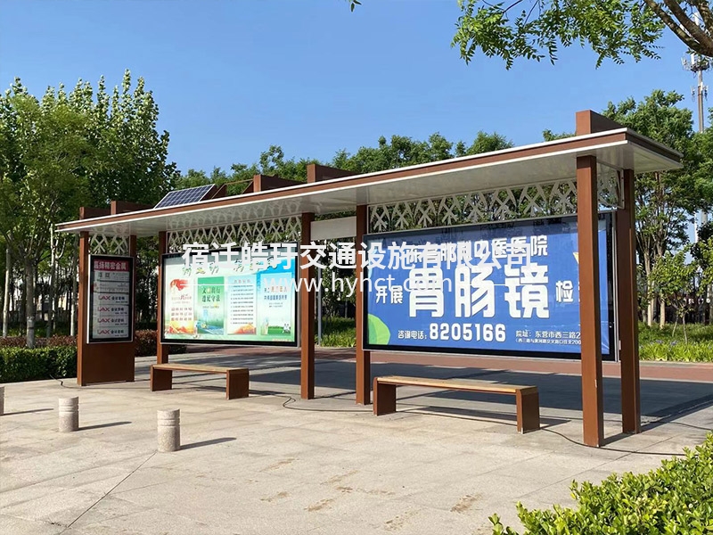 候車亭現場安裝案例